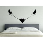 Doves with heart